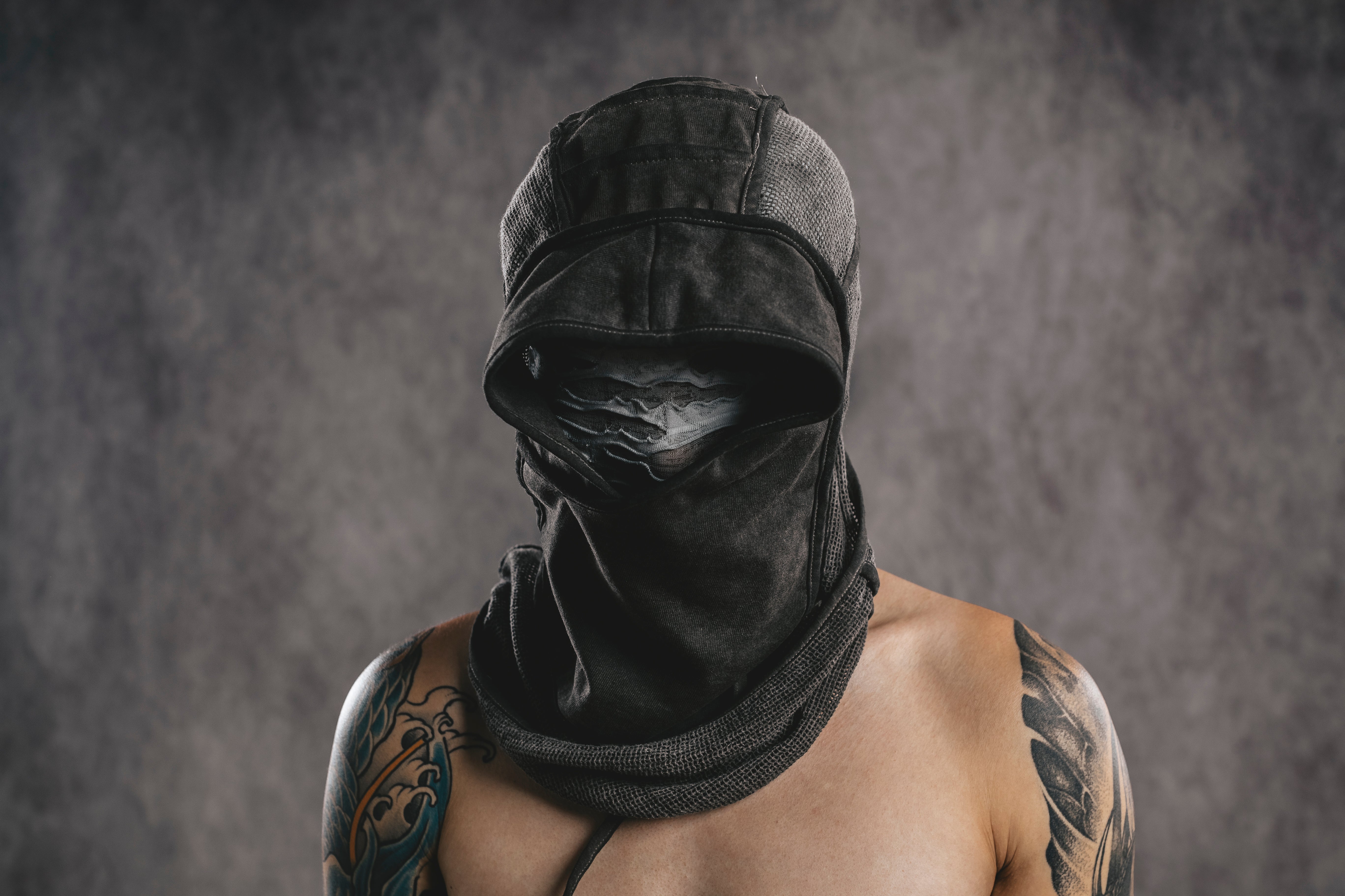 DUNE MESH PATCHWORK HOOD