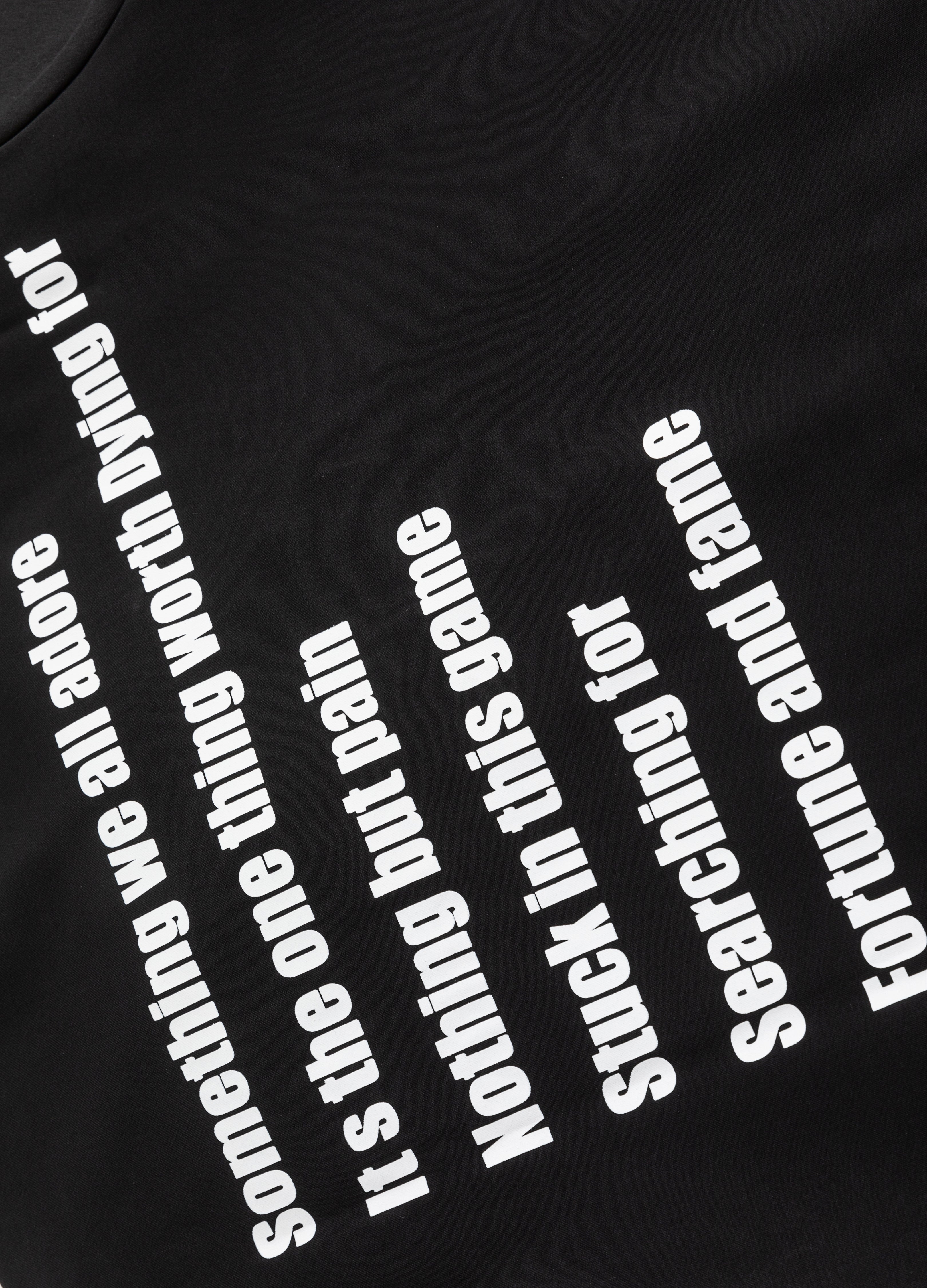 23FW Faux-Layered Typographic Tee